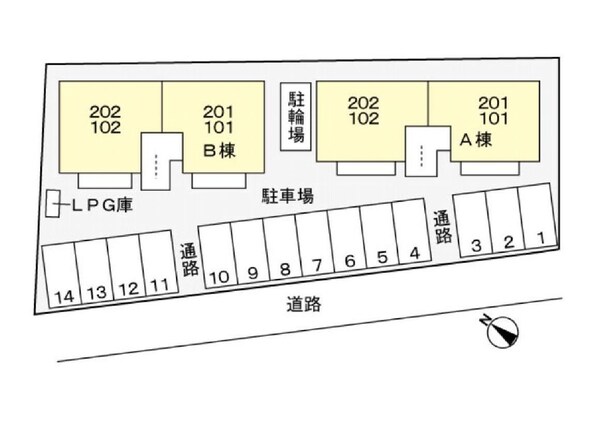 サンワハイツBの物件内観写真